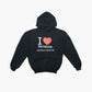 I ❤️ Barcelona Carbon Neutral Upcycled Hoodie (L)
