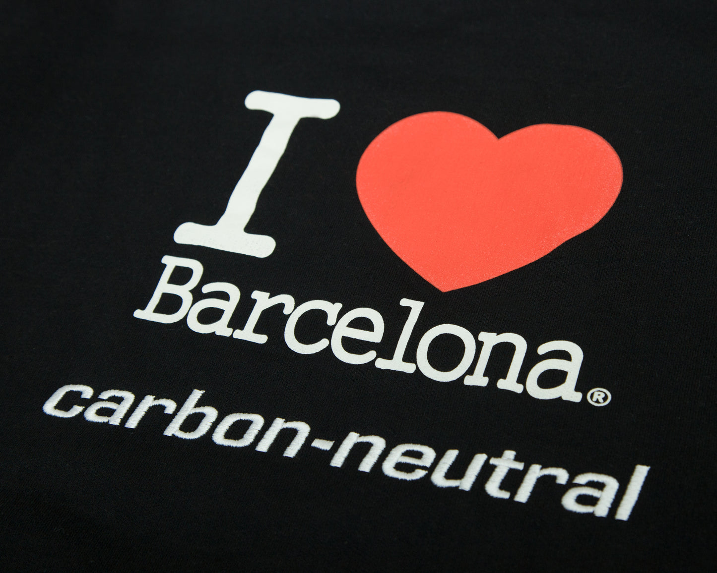 I ❤️ Barcelona Carbon Neutral Upcycled Hoodie (L)