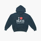 I ❤️ Paris Carbon Neutral Upcycled Hoodie (L)