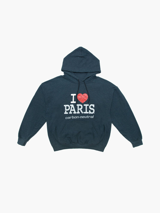 I ❤️ Paris Carbon Neutral Upcycled Hoodie (L)