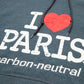 I ❤️ Paris Carbon Neutral Upcycled Hoodie (L)